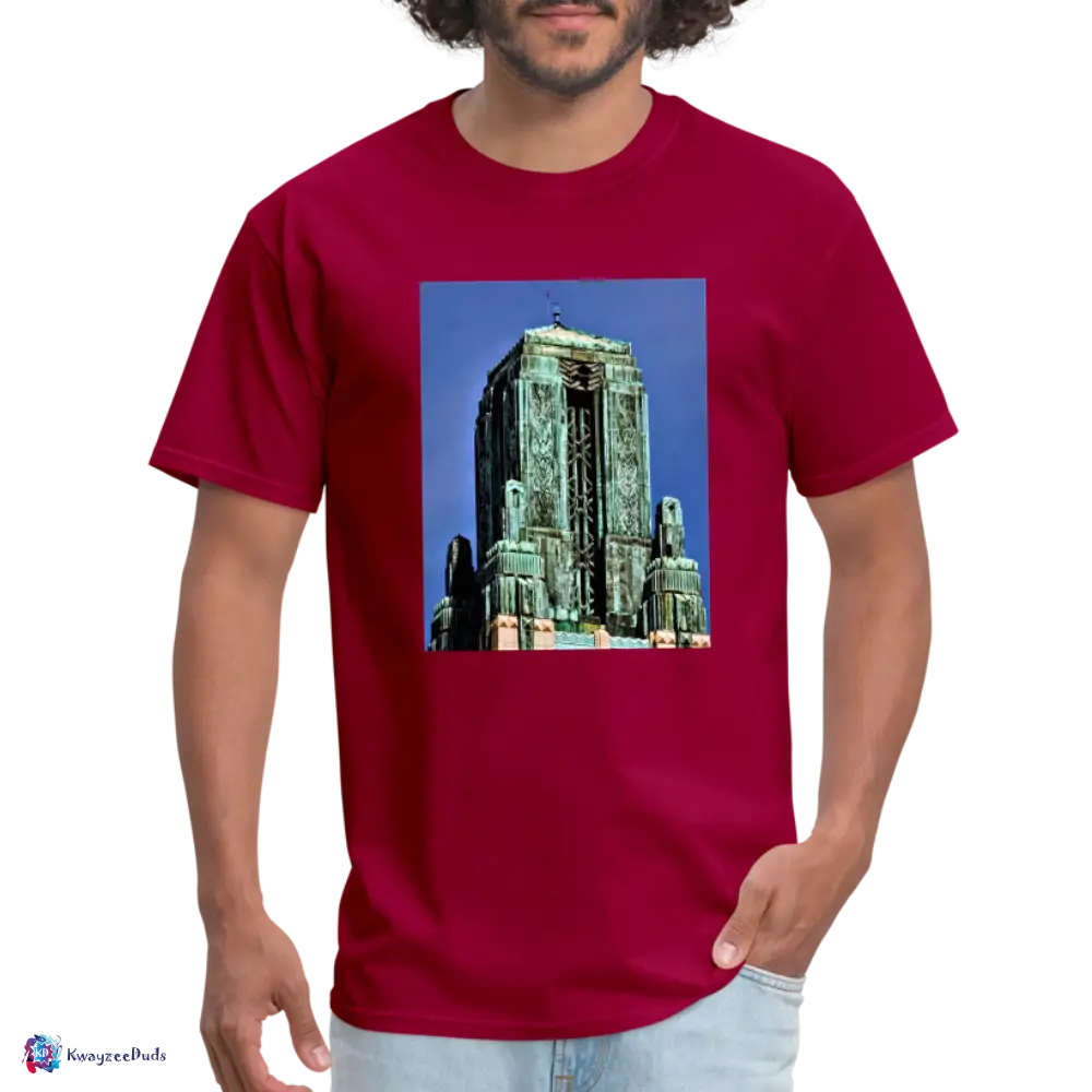 Bullocks Wilshire Finial Unisex Classic T-Shirt - dark red