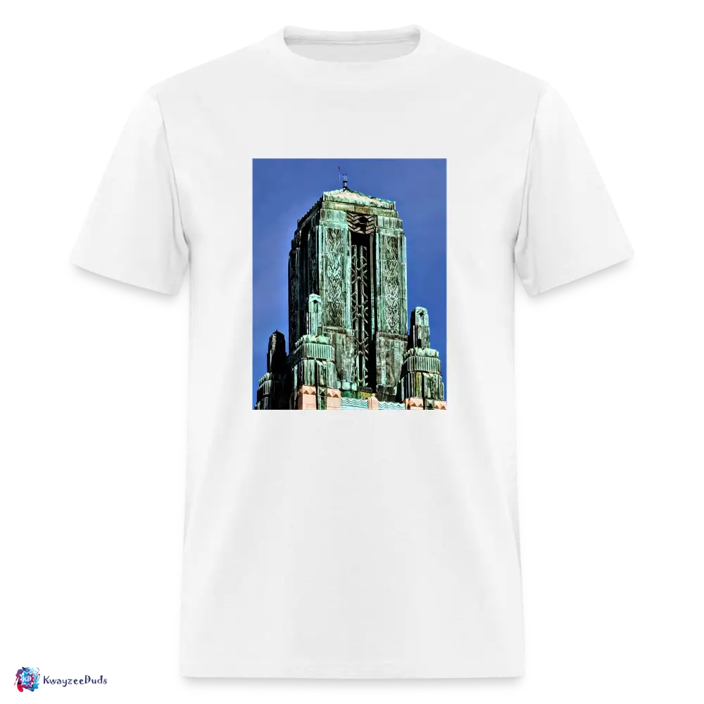 Bullocks Wilshire Finial Unisex Classic T-Shirt - white