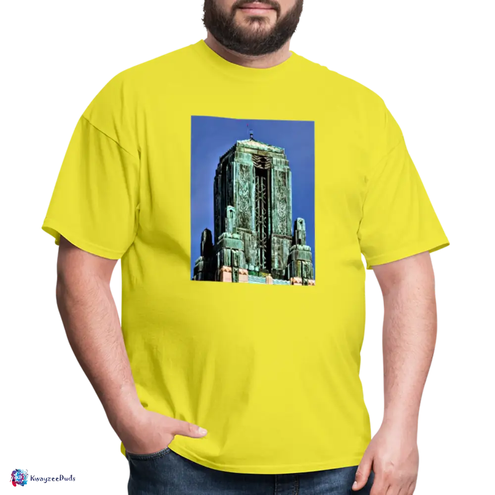Bullocks Wilshire Finial Unisex Classic T-Shirt - yellow