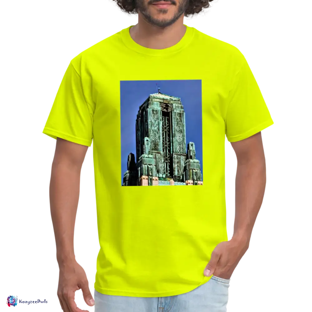 Bullocks Wilshire Finial Unisex Classic T-Shirt - safety green