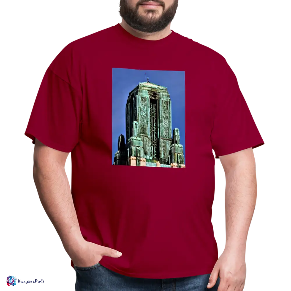 Bullocks Wilshire Finial Unisex Classic T-Shirt - dark red