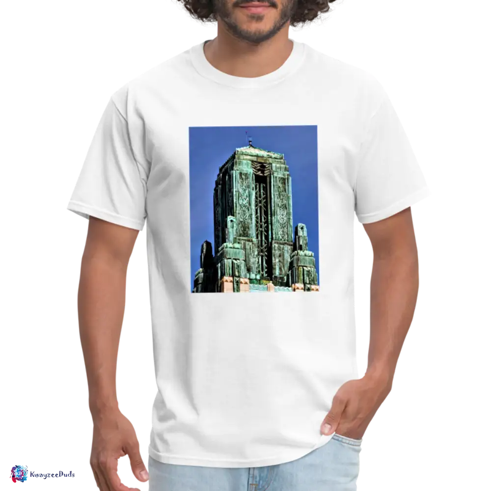 Bullocks Wilshire Finial Unisex Classic T-Shirt - white