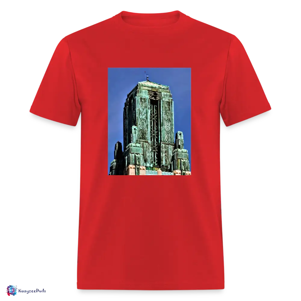 Bullocks Wilshire Finial Unisex Classic T-Shirt - red
