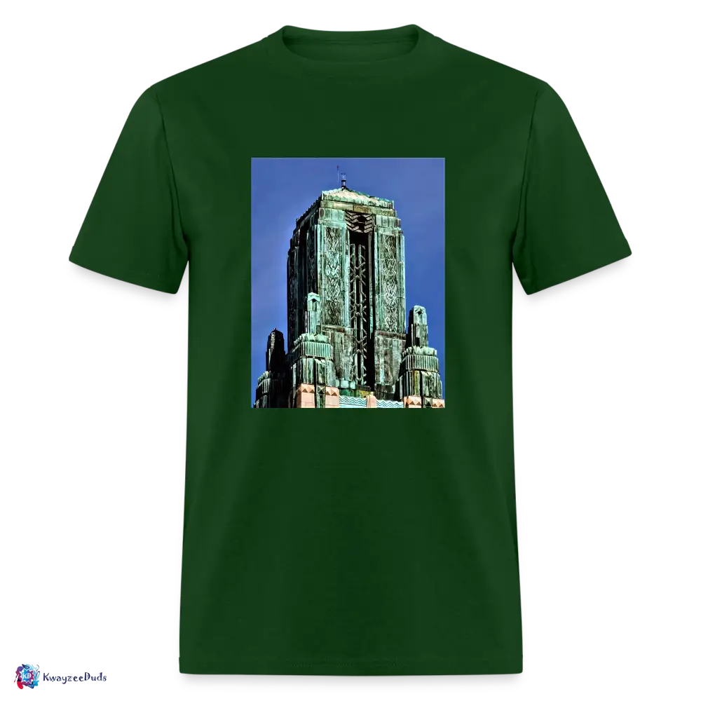 Bullocks Wilshire Finial Unisex Classic T-Shirt - forest green