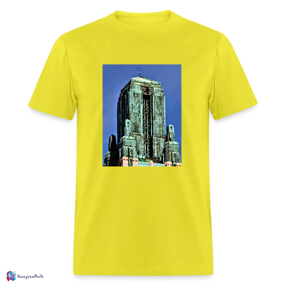 Bullocks Wilshire Finial Unisex Classic T-Shirt - yellow