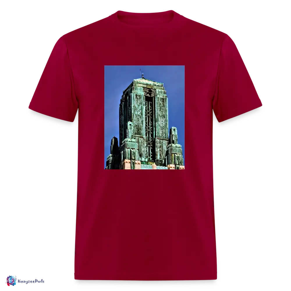 Bullocks Wilshire Finial Unisex Classic T-Shirt - dark red