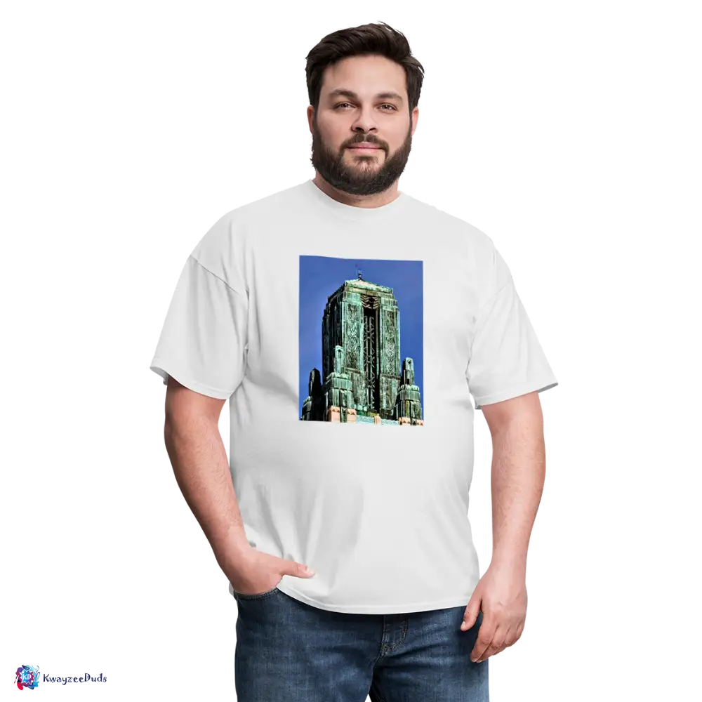 Bullocks Wilshire Finial Unisex Classic T-Shirt - white