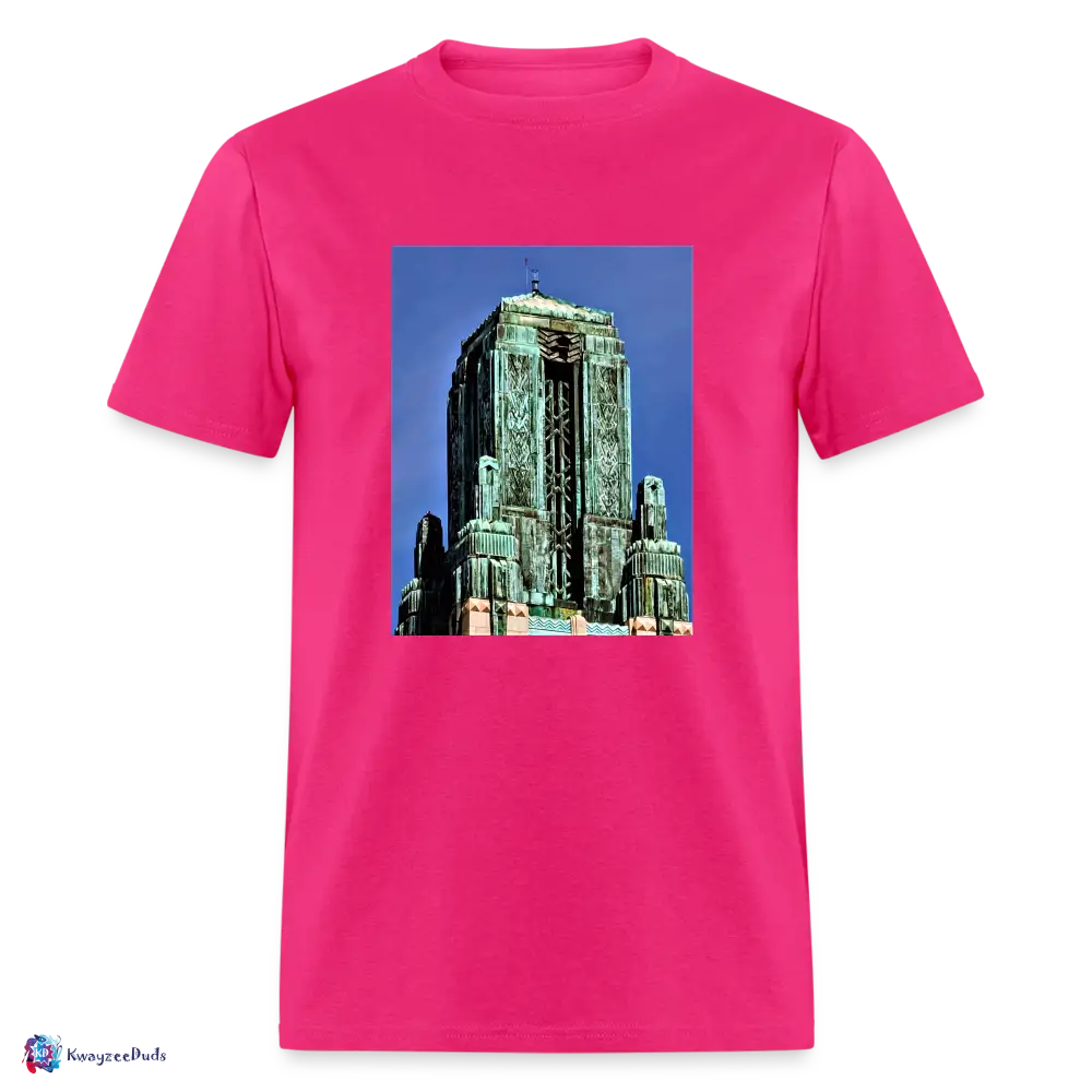 Bullocks Wilshire Finial Unisex Classic T-Shirt - fuchsia