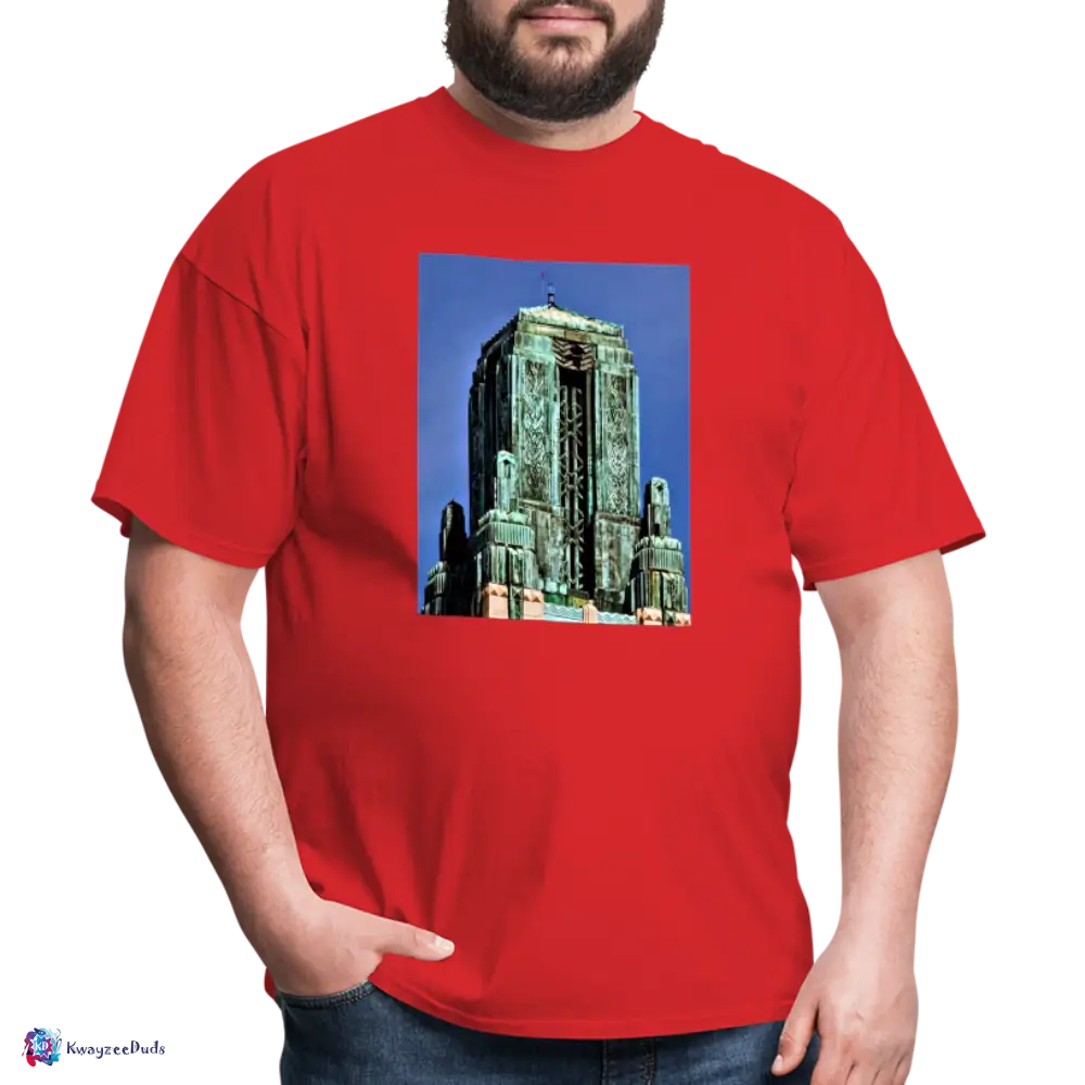 Bullocks Wilshire Finial Unisex Classic T-Shirt - red