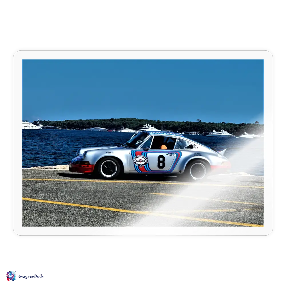 Cannes Car Sticker - transparent glossy