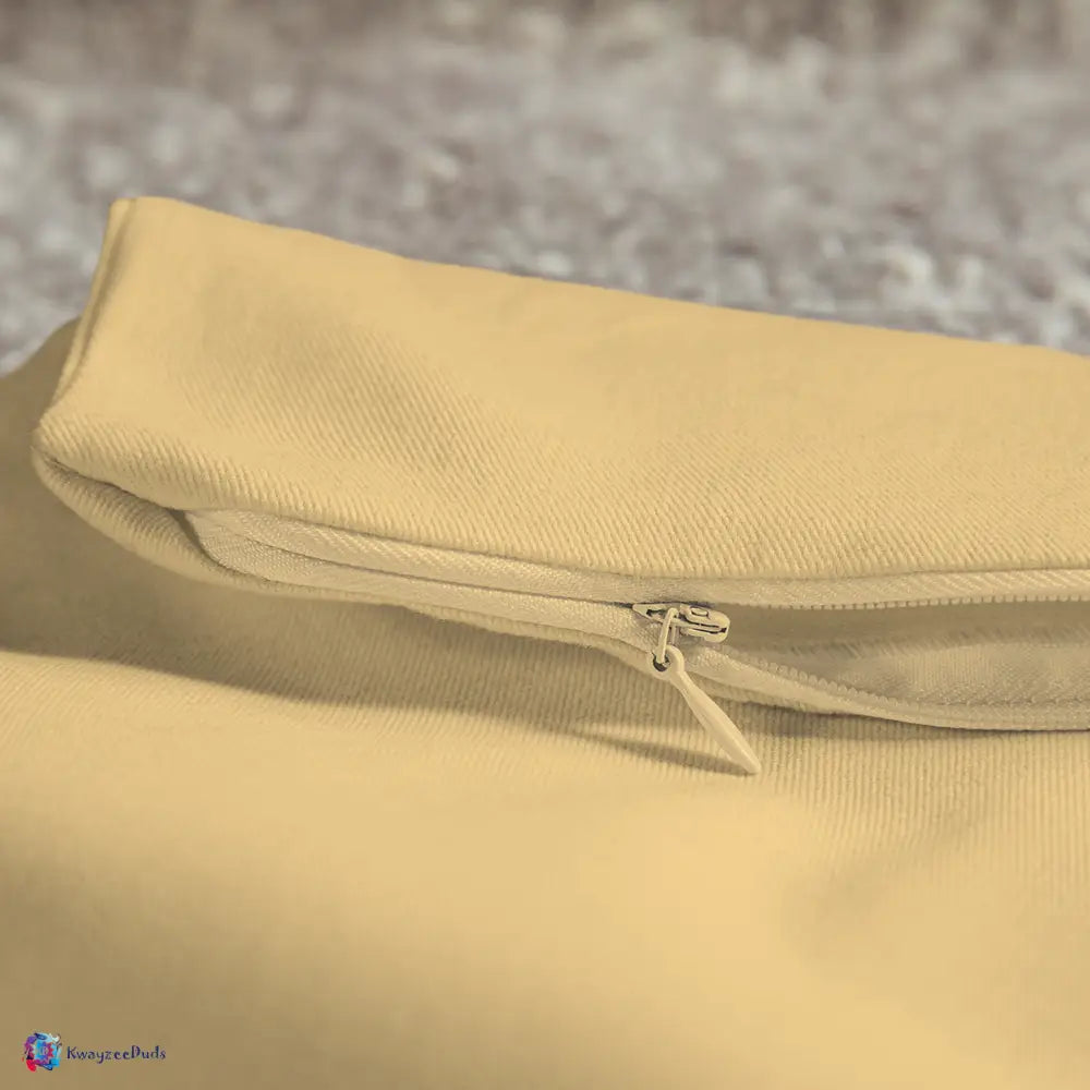 Gateway of India, Throw Pillow Cover 18” x 18” - washed yellow