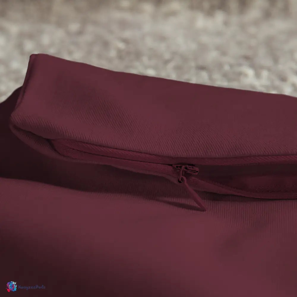 Hawa Mahal Throw Pillow Cover 18” x 18” - burgundy