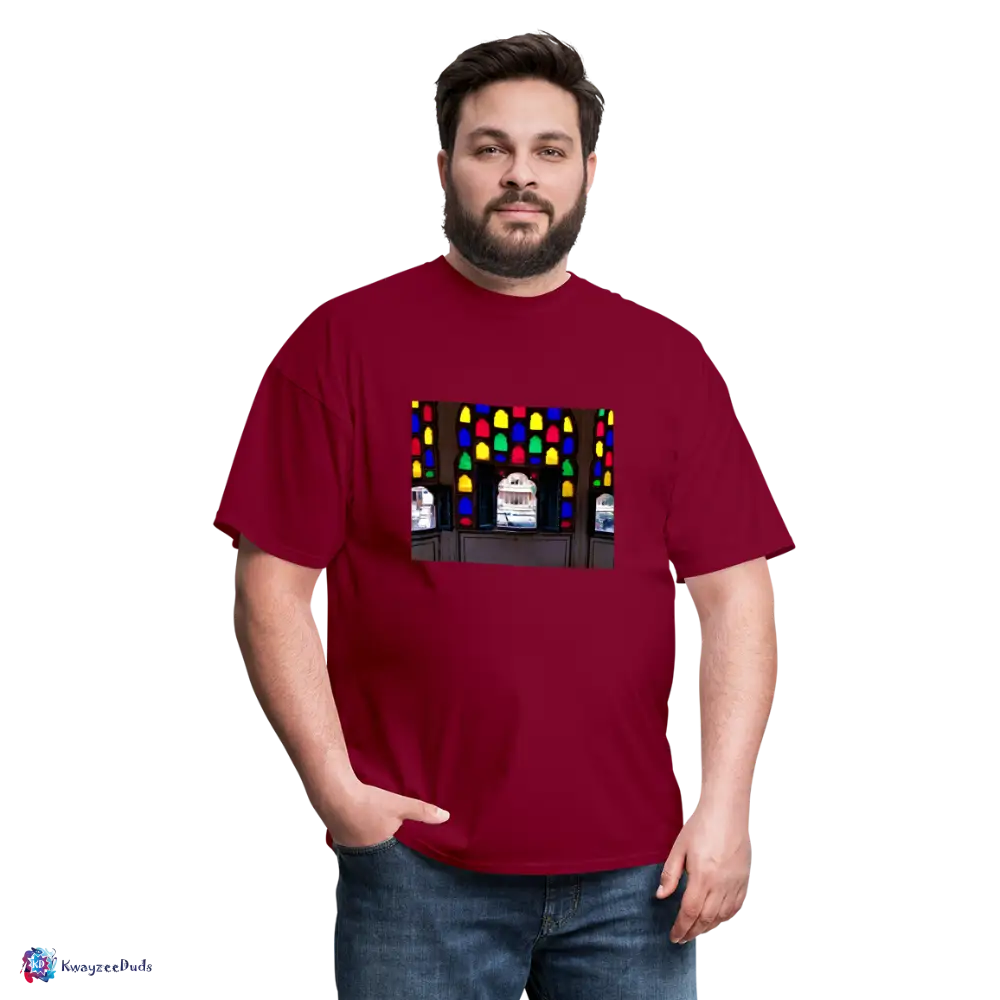 Jaipur Breeze Palace Unisex Classic T-Shirt - burgundy