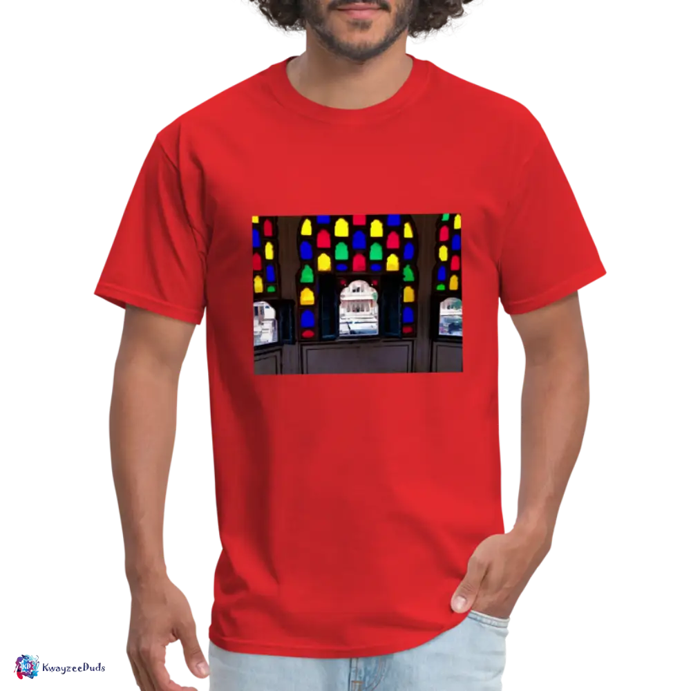 Jaipur Breeze Palace Unisex Classic T-Shirt - red