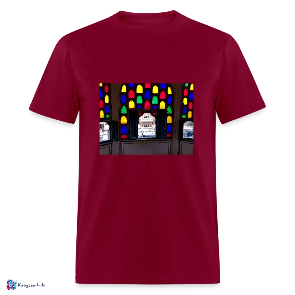 Jaipur Breeze Palace Unisex Classic T-Shirt - burgundy