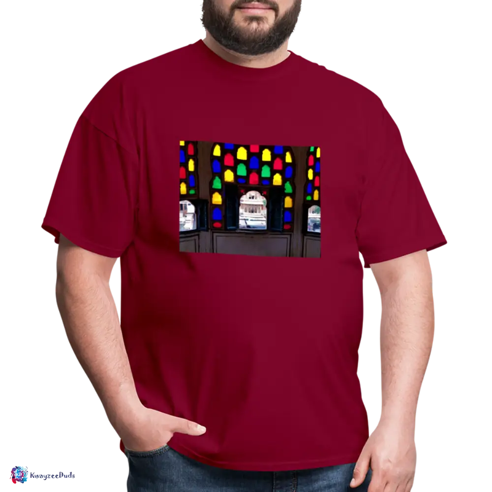 Jaipur Breeze Palace Unisex Classic T-Shirt - burgundy