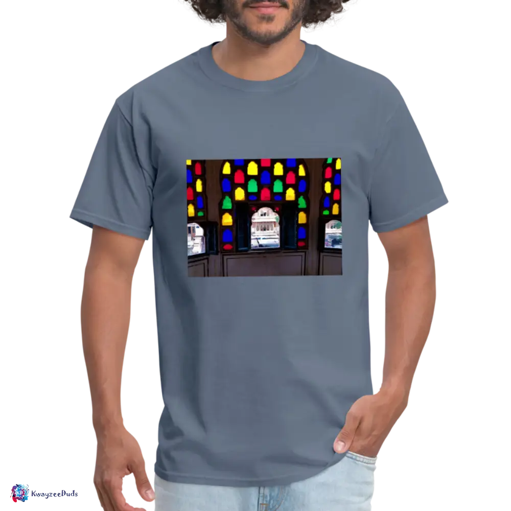 Jaipur Breeze Palace Unisex Classic T-Shirt - denim