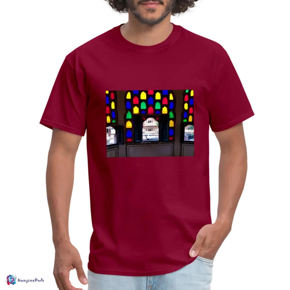 Jaipur Breeze Palace Unisex Classic T-Shirt - burgundy