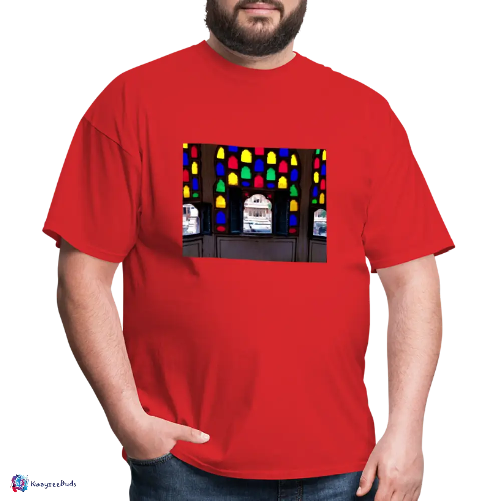 Jaipur Breeze Palace Unisex Classic T-Shirt - red