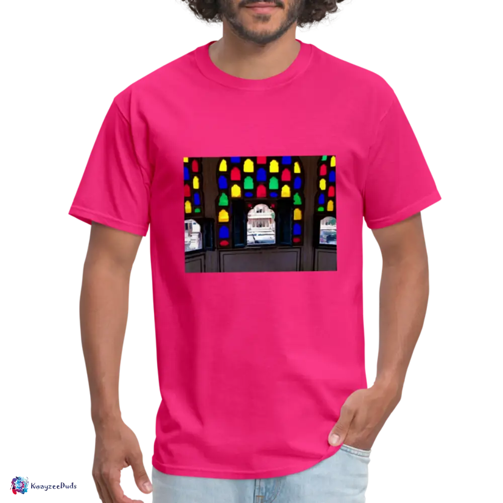 Jaipur Breeze Palace Unisex Classic T-Shirt - fuchsia