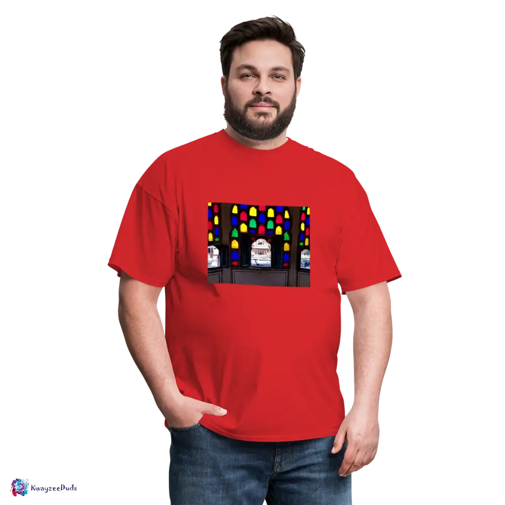 Jaipur Breeze Palace Unisex Classic T-Shirt - red
