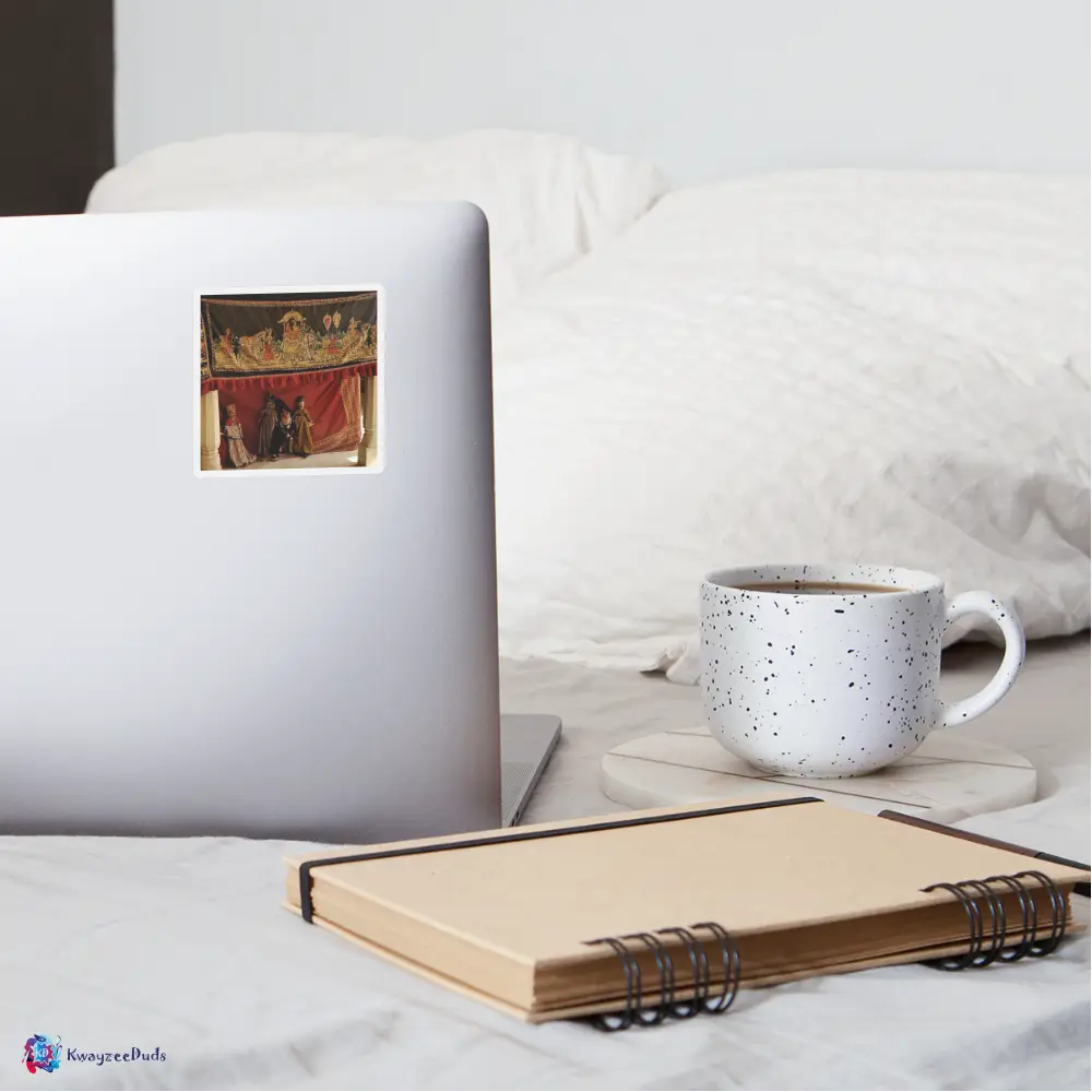 Jaipur Puppets Sticker - white matte