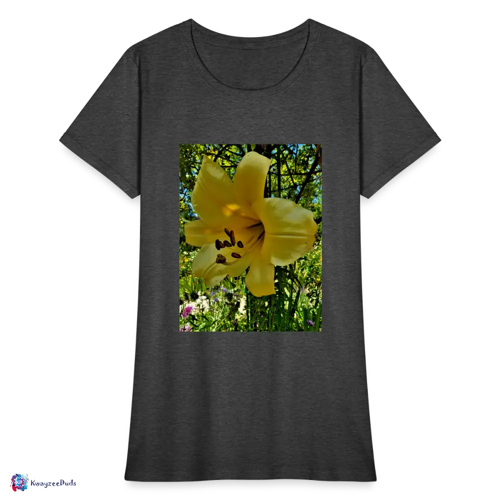 Lilium Giverny Women's T-Shirt - heather black