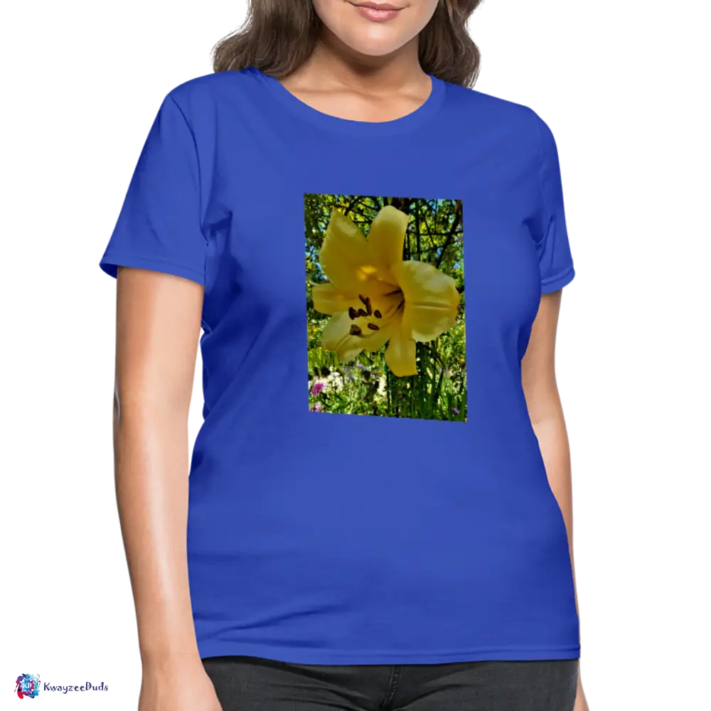 Lilium Giverny Women's T-Shirt - royal blue