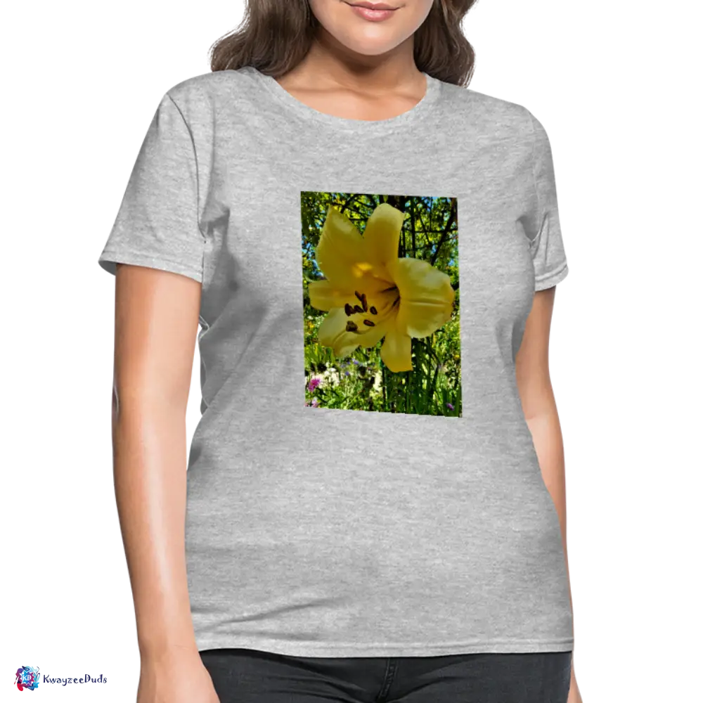 Lilium Giverny Women's T-Shirt - heather gray