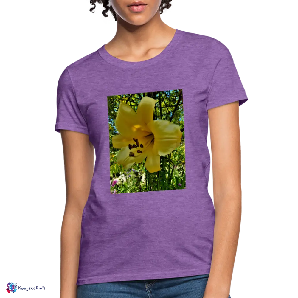 Lilium Giverny Women's T-Shirt - purple heather