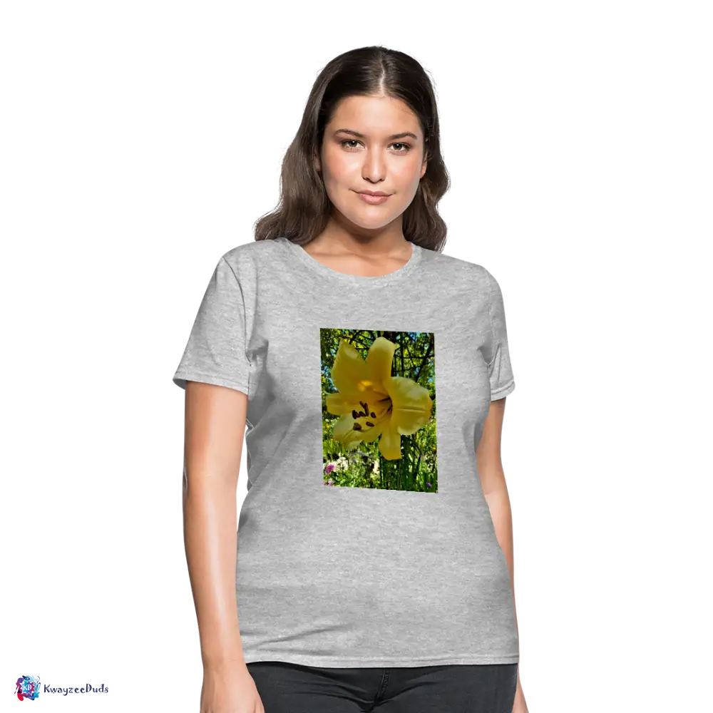 Lilium Giverny Women's T-Shirt - heather gray