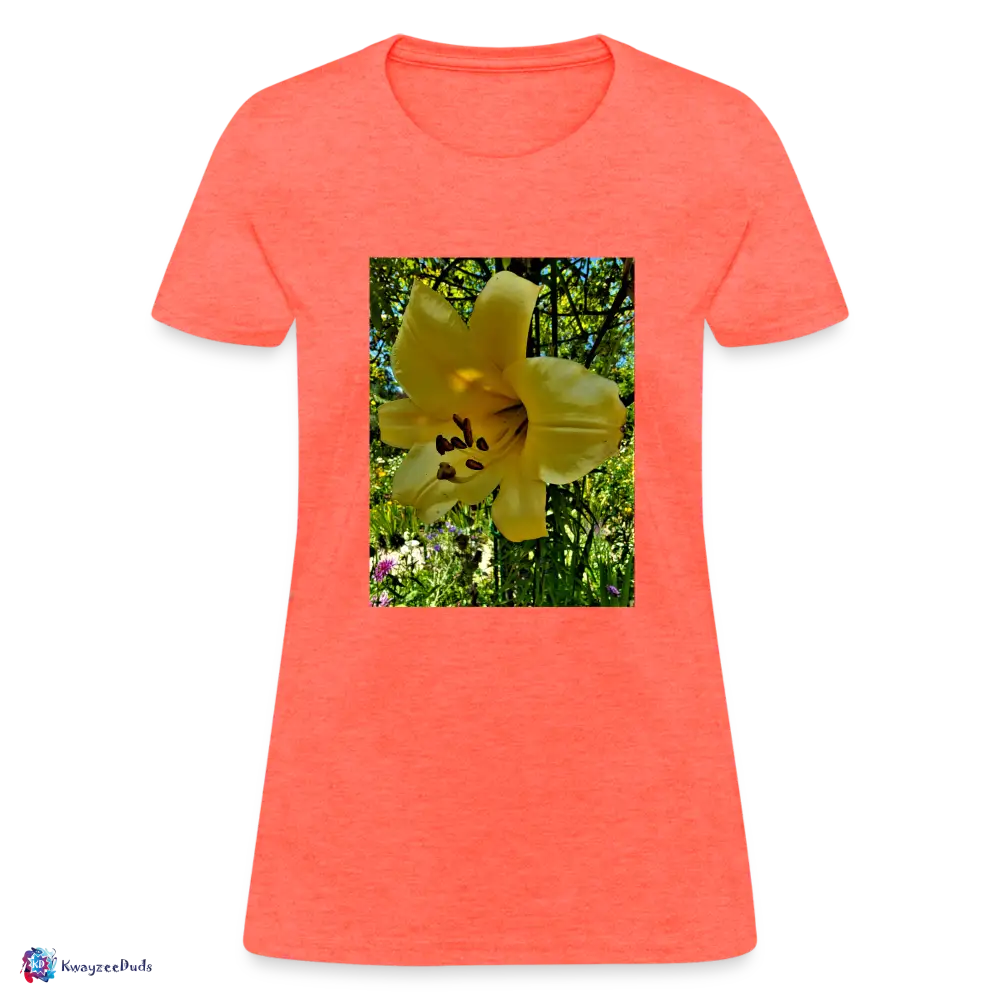 Lilium Giverny Women's T-Shirt - heather coral