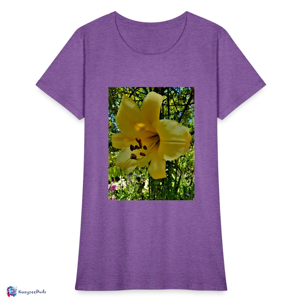 Lilium Giverny Women's T-Shirt - purple heather