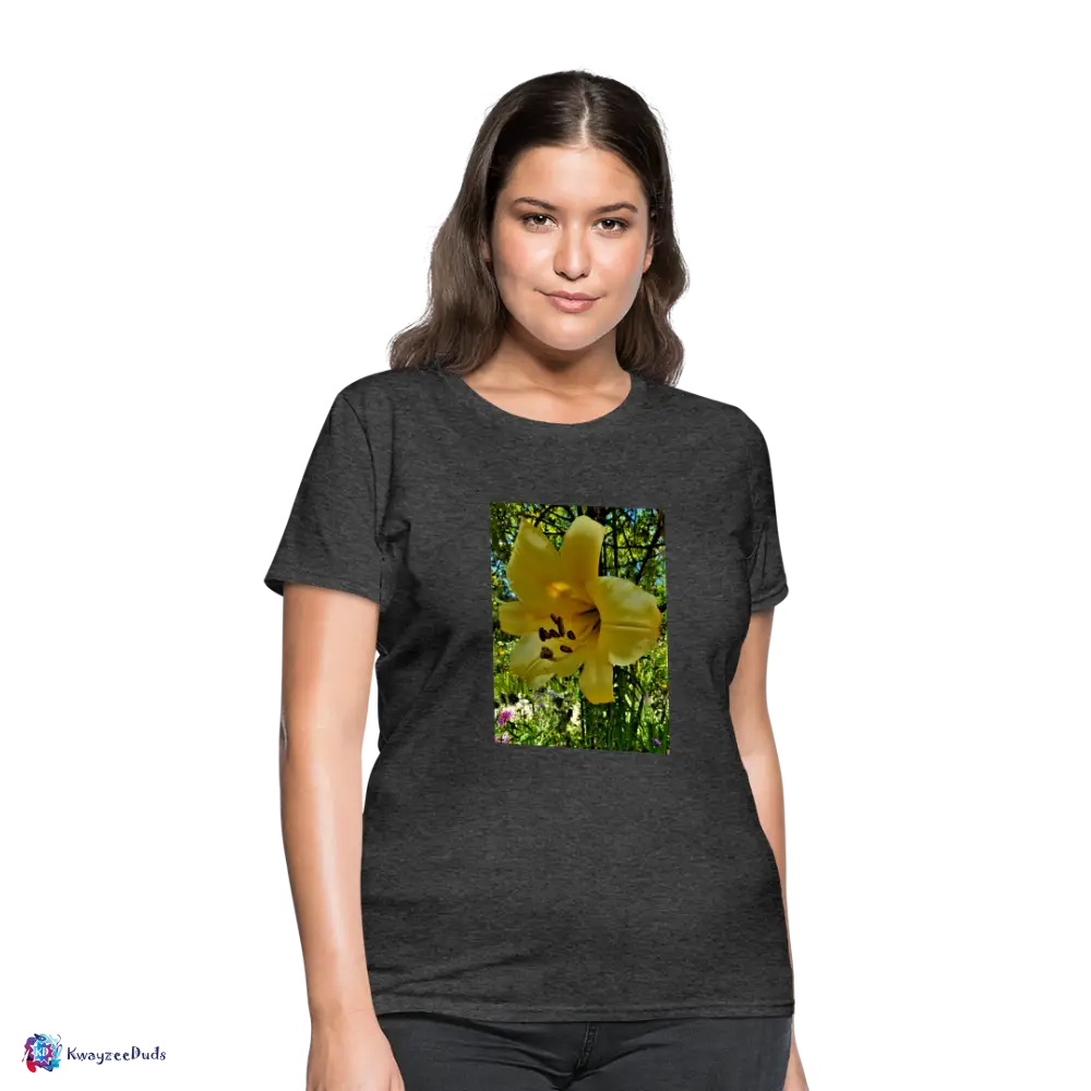 Lilium Giverny Women's T-Shirt - heather black