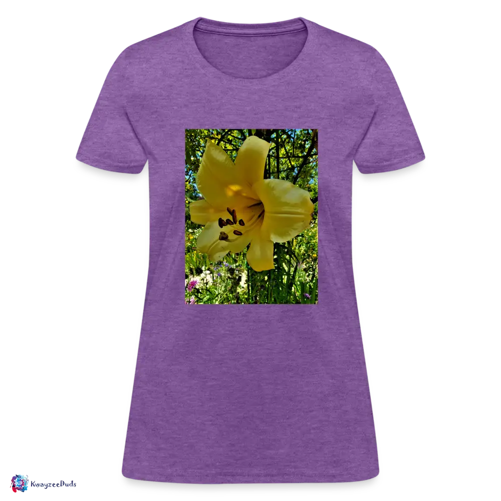 Lilium Giverny Women's T-Shirt - purple heather