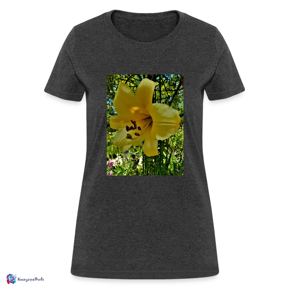 Lilium Giverny Women's T-Shirt - heather black