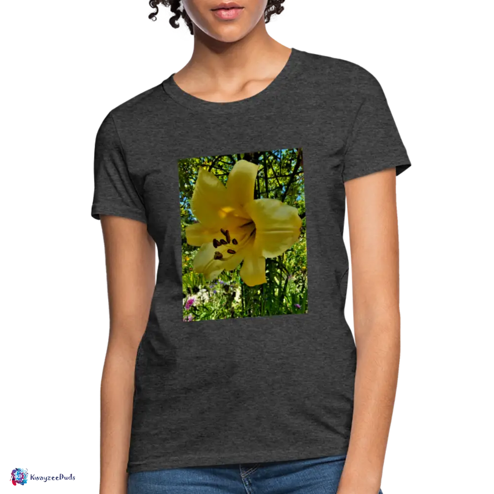 Lilium Giverny Women's T-Shirt - heather black
