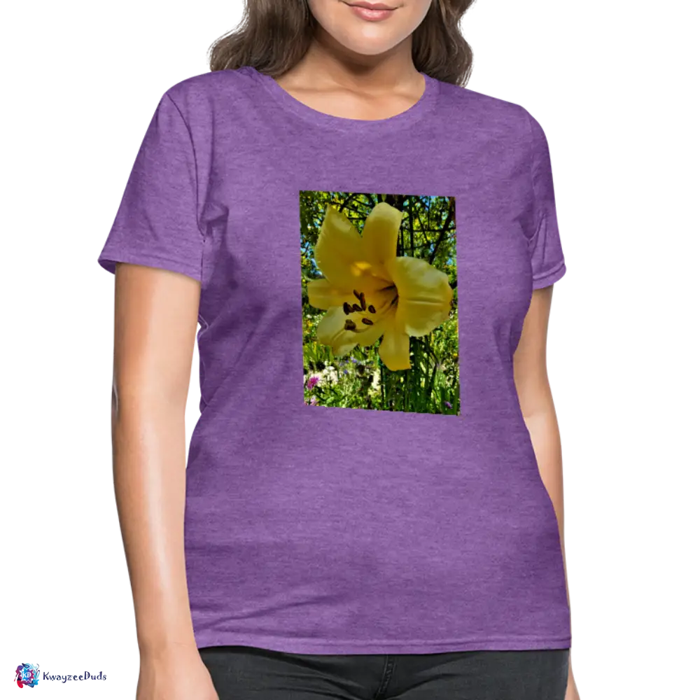 Lilium Giverny Women's T-Shirt - purple heather