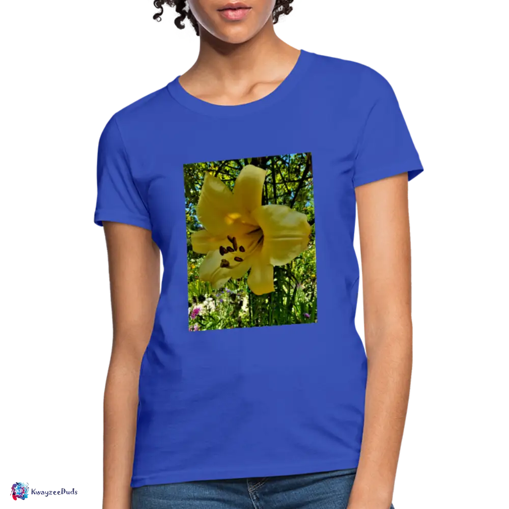 Lilium Giverny Women's T-Shirt - royal blue