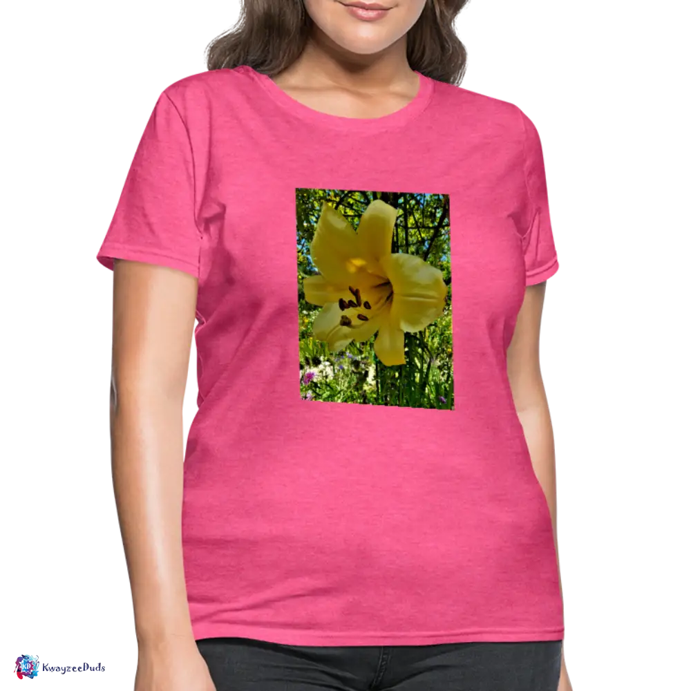 Lilium Giverny Women's T-Shirt - heather pink