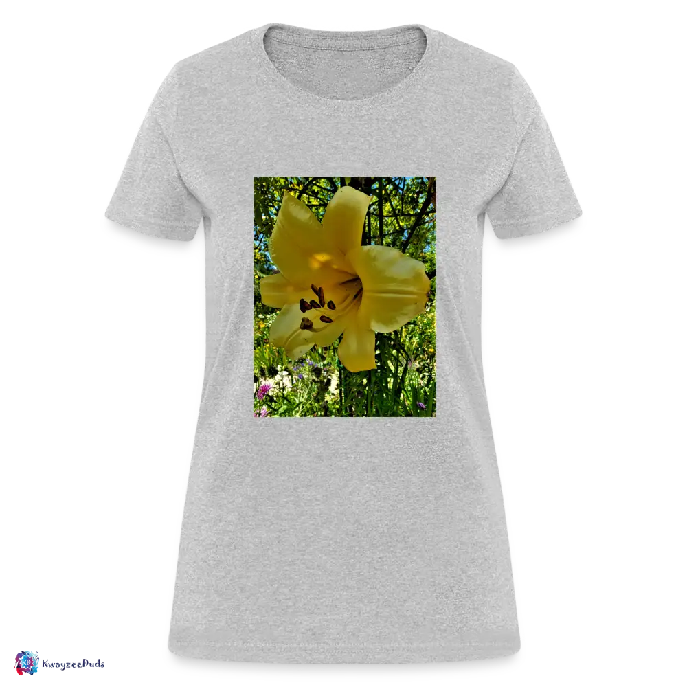 Lilium Giverny Women's T-Shirt - heather gray