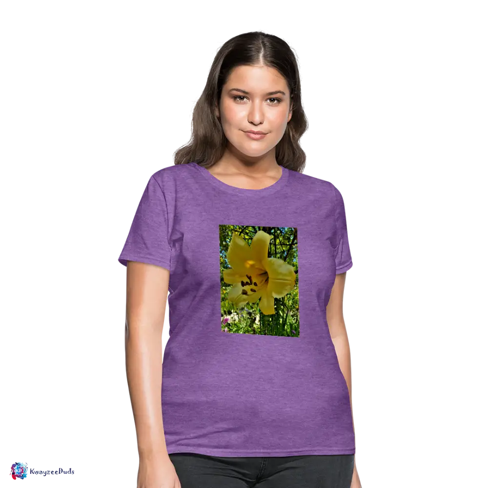 Lilium Giverny Women's T-Shirt - purple heather