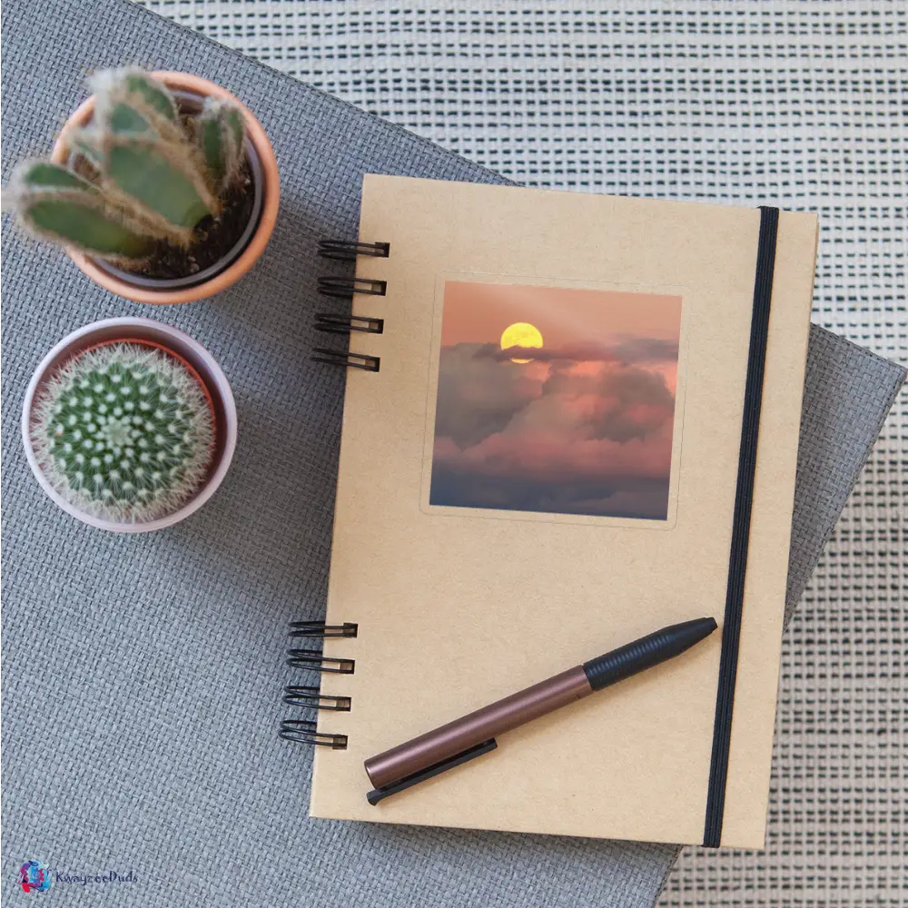 Moonrise Sticker - transparent glossy