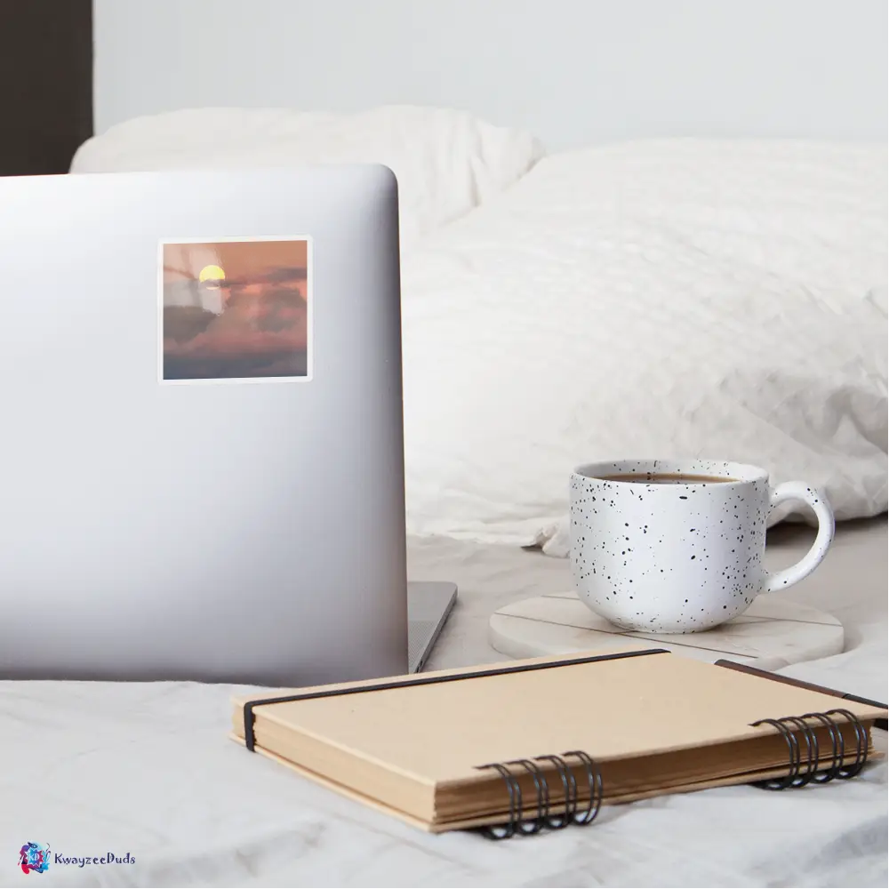 Moonrise Sticker - white glossy