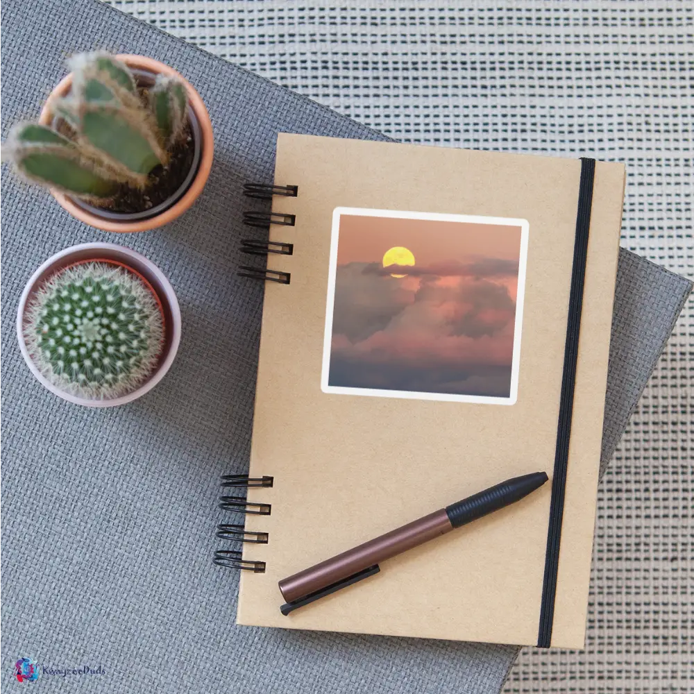 Moonrise Sticker - white matte