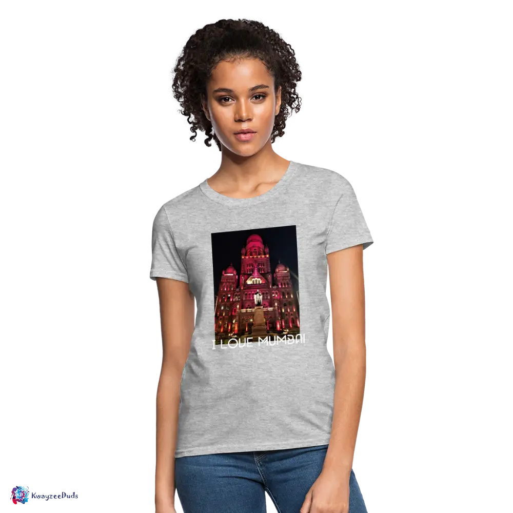 Mumbai City Hall Women's T-Shirt - heather gray