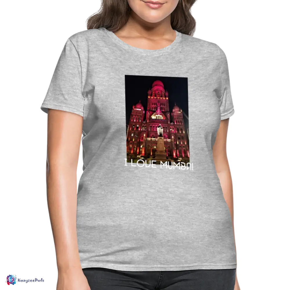 Mumbai City Hall Women's T-Shirt - heather gray