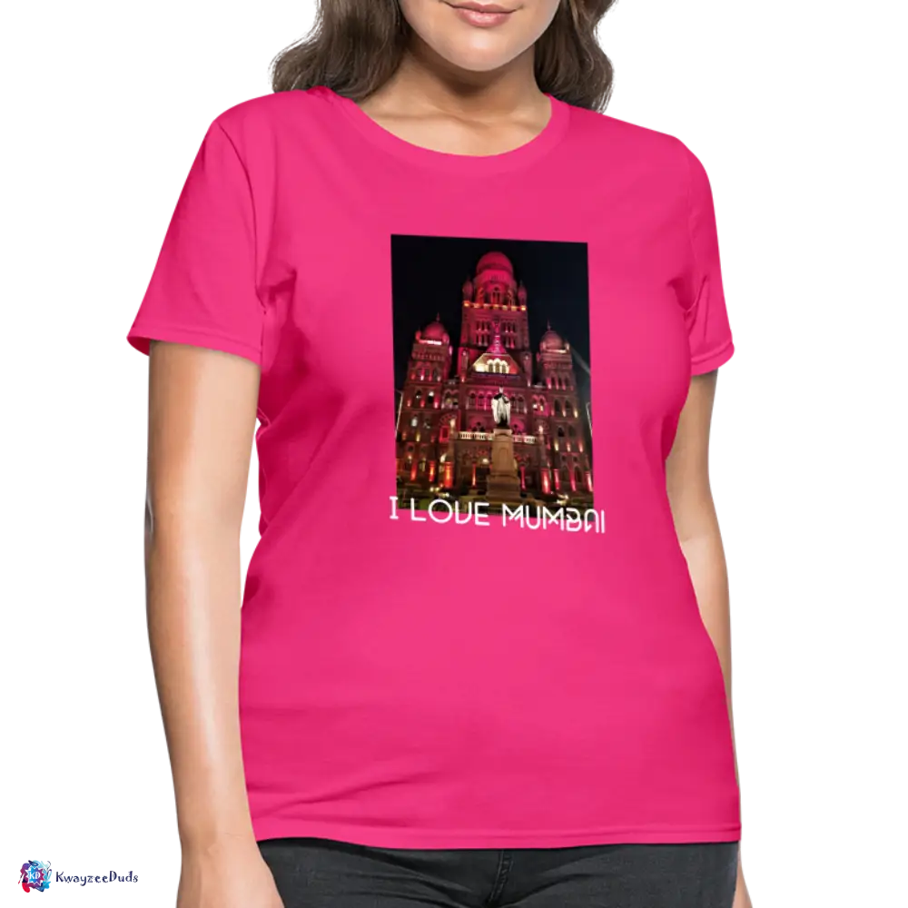Mumbai City Hall Women's T-Shirt - fuchsia