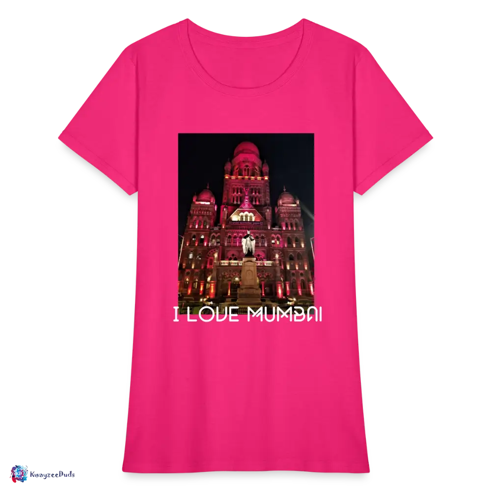 Mumbai City Hall Women's T-Shirt - fuchsia