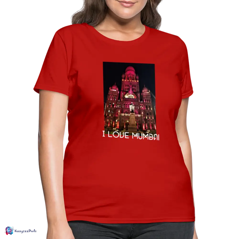 Mumbai City Hall Women's T-Shirt - red